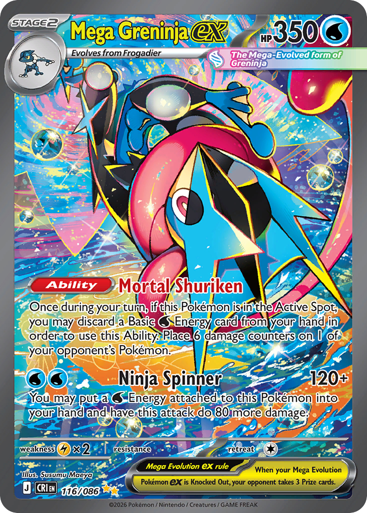 Mega Greninja EX 116/086